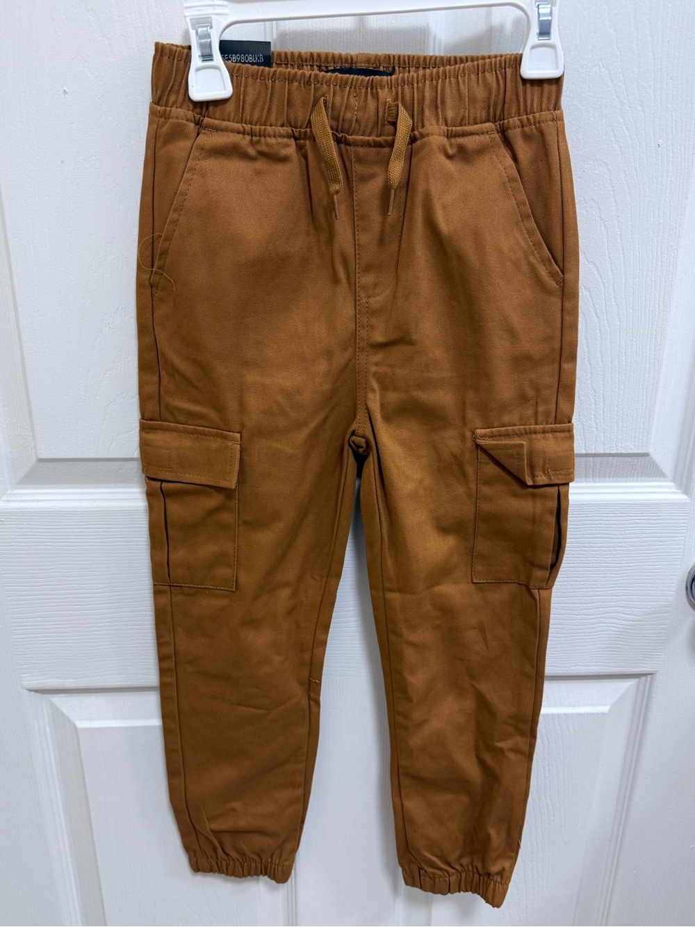 NWT Kids' Cargo Jogger Pants in Tan, Size 6